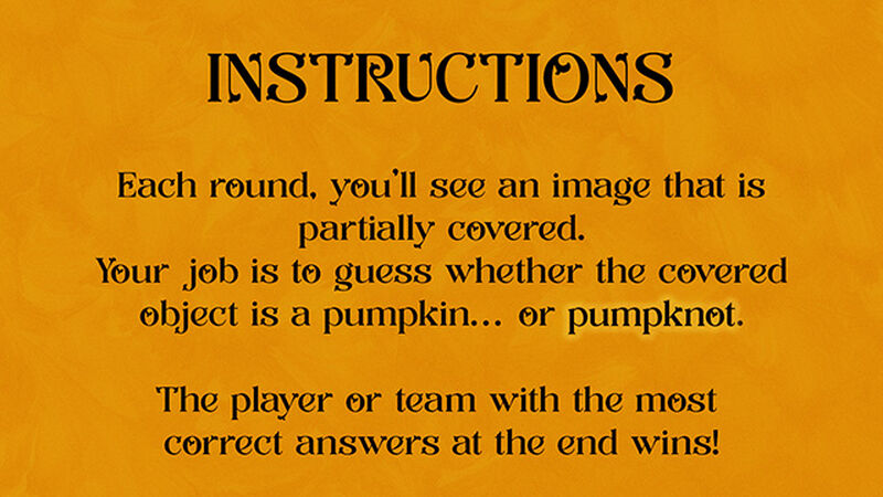 Pumpkin or Pumpknot
